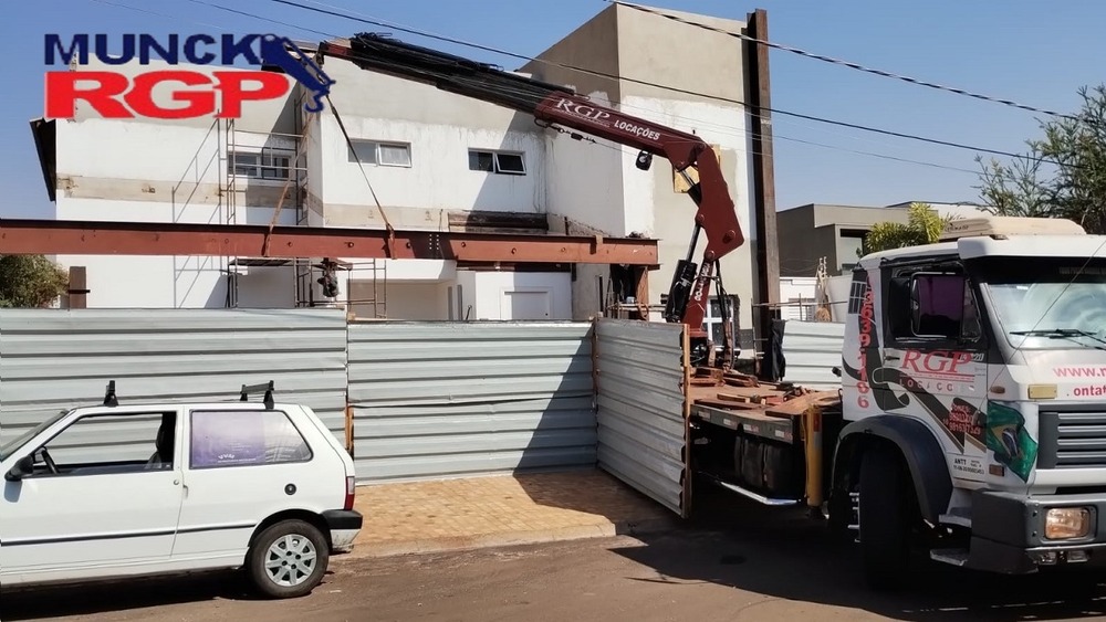 Munck Ribeirão Preto SP 8 Carga e descarga de containers em Ribeirão Preto