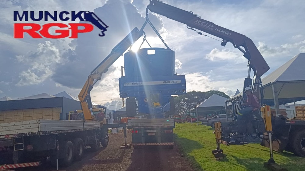 Munck Ribeirão Preto SP 40 Transporte de máquinas Ribeirão Preto